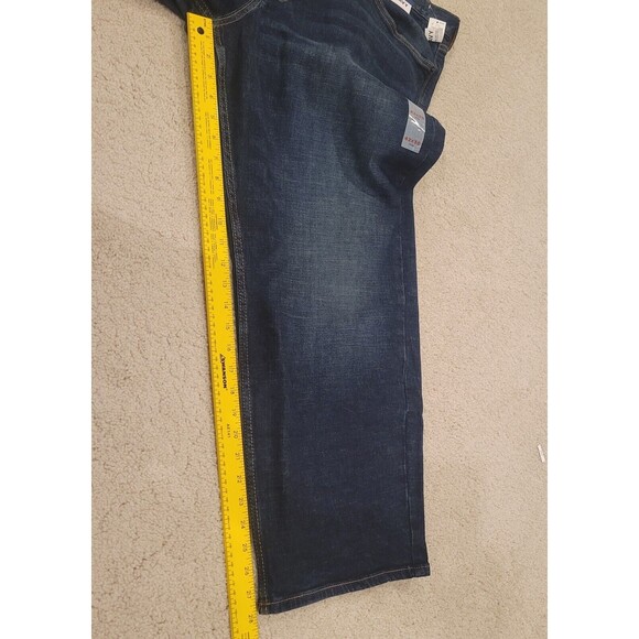 New Old Navy Loose Built In Flex Stretch Blue Jeans Mens Size 42x28 - Picture 8 of 10
